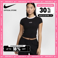 Nike Womens Sportswear Chill Knit Tee - Black [HF8820-010]