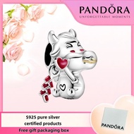 Pandora Latest S925 Pure Silver Jewelry Package Duty Free Pandora Cute Ox Charm