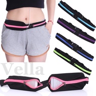 VELLA Unisex Outdoor Sport Pocket Jogging Cycling Gym Riding Pouch Bag Running Belt Beg Hiking Bags 