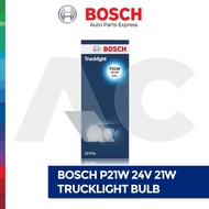 BOSCH TRUCKLIGHT BULB 24V 21W BIG SINGLE CONTACT P21W (10 PCS.)