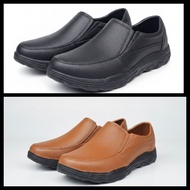 Slip-on work shoes, work shoes without laces, special men's rubber shoes, black work shoes