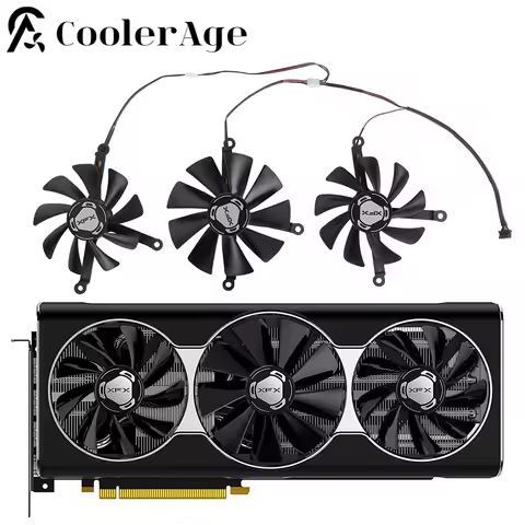 Video Card Cooler Fan For ​XFX Radeon RX 5700 XT 8GB THICC III Ultra 95MM 85MM CF1010U12S RX5700XT G