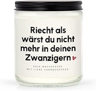 Craftique 30th Birthday Women, Soy Wax Candle, Gift 30th Birthday Wife, Gift for 30th Wife, Birthday