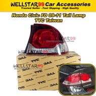 TYC Taiwan Body HONDA CIVIC SNB FD / SNA 2009-2011 Body Tail Lamp Lampu Belakang Rear Light 车尾灯