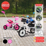 GDeal Baby Tricycle Bike Three Wheels Stroller With Storage Basket Baby Bicycle
