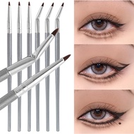 Straight Handle Eyeliner Brush - Soft Fiber Hair Cosmetic Brush - Angle Eyeliner Brush - Eye Detail 