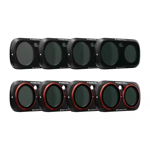 Freewell 8/12 Pack Quick Swap Filter Kit, ND/PL, ND, Glow Mist, LPR and CPL Filters, for Insta360 Lu
