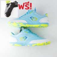 รองเท้าฟุตซอล Breaker (BK1231) พื้นหนึบ อัปเปอร์ Dimpled แถมถุงเท้ากันลื่น 1 คู่ socksy