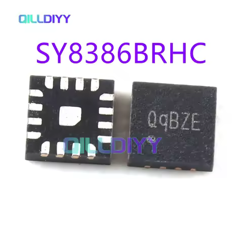 5-20Pcs 100% New SY8386BRHC SY8386B QqAZB QqBTB Q9A.. QFN-16 Chipset