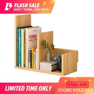 Hot Item💥 SOKANO D4381 Sturdy Wooden Table Top Book_Rack Book Shelf Table Organizer Rak Buku