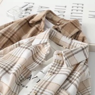 KEMEJA Flannel shirt long flannel shirt