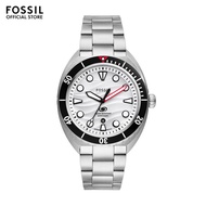 Fossil Men's Breaker Analog Watch ( FS6063 ) - Quartz, Silver Case, Round Dial, 22 MM Silver Stainless Steel Band