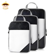 〔8C05〕 5 Piece Storage Bagspression Paing Cube Travel Storage Bag Luggage Clothing Storage Set 〔8C〕