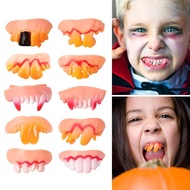 Halloween Dentures Funny False Teeth Halloween Cosplay Vampires Toys  Dentures