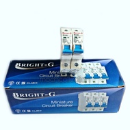 BRIGHT-G Mcb 6 Amper untuk kapasitas daya listrik 1300 watt 1pak isi 12pcs