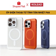 [3in1]KOLEAD P68 Metal Breathable Heat Dissipation Wireless Charging Phone Case for iPh 13 14 15 plu