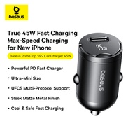 Baseus PrimeTrip VP2 Car Charger 45W (with Baseus Mini White Series Fast Charging Cable USB-C to USB
