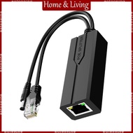 AOTO Efficiency POE Splitter for 48V to DC12V Conversion Featuring POE 10 100 1000Mbps Ethernet Spee