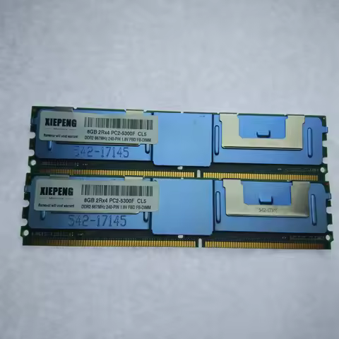 16GB (2x8GB) DDR2 ECC FBD 8GB 667MHz FB-DIMM 4GB 2Rx4 PC2-5300F Fully Buffered memory for HP Worksta