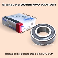 Bearing 6004 Rs Rubber Cover KOYO JAPAN OEM | Bearing Laker 6004LLu Laher 6004RS Klaker Lahar