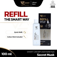 VANZO Smart Car Diffuser Refill Pack - Secret Musk (100ml)
