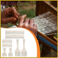 [mibum01uz] Wooden Loom Comb Kit, Fringe Comb for Knitting, Handmade Scarves And Rugs