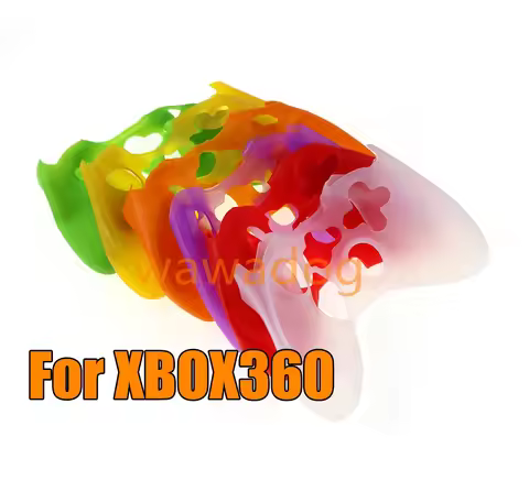 20pcs Soft Silicon Case For Xbox360 Controller Games Accessories Gamepad Joystick Cover For Xbox 360