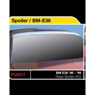 BMW E36 '90 - 00 Glass Spoiler (AC) PU MATERIAL WITHOUT PAINT