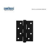 Hinge Dekkson ESS DL 4X3X3MM 2BB Matt Black