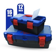 ISKU Hnl Tool box toolkit besar 12 16 inch toolbox besi tahan karat/bok kunci bengkel tempat kotak a