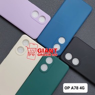 Oppo A78 4G Macaron Square Softcase Candy Macaron Oppo A78 4G Square Edge Case/