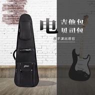 Electric Guitar Bag Thickened Electric Guitar Backpack Electric Bass Bag Use Bag Electric Bass Bag E