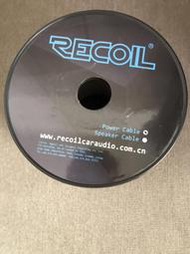 現貨美國RECOIL汽車音響改裝專用4號無氧銅電源線 4awg 4號電源線 (適合音響、負極接地用). 1米180元