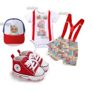 Cosplay Watermelon Jj Costume Coco melon Terno for Kids Boy Bodysuit Shorts Suit Coco melon Theme Bi