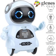 GLENES Pocket Robot, Singing Dancing Smart Robot Talking Interactive Robot, Recording Telling Story 