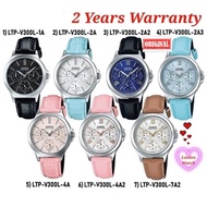 LTP-V300L SERIES [2YEARS WARRANTY] ORIGINAL Casio Women Watches Youth LTP-V300L-4A LTP-V300L-7A2 V30