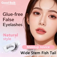 BQI Large Capacity Glue-Free C-Curl False Eyelashes - Flame Trilogy Mermaid Tail Sunflower Natural B