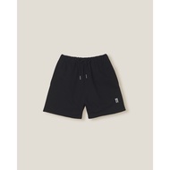 ELEVEN - Embroidered 11 crab leg flannel men's shorts - Black