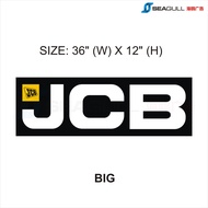 JCB Backhoe Sticker Pelekat Crane Excavator Vehicle Sticker