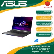 ASUS ROG STRIX G18 G814J-IRN6028WG  18 QHD WQXGA 240HZ/I9-14900HX/32GB/1TB/NVIDIA RTX4070 Volt Green