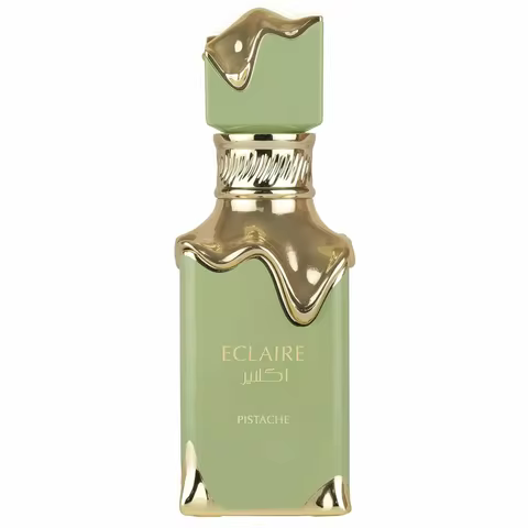 Lattafa Eclaire Pistache – Gourmand, Nutty, Creamy, Musky – Eau de Parfum Spray Long-Lasting Fragran