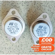 SINGLE TRANSISTOR SET MJ2955 2N3055 MJ 2955 2N 3055 ST