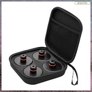 [L E U R] Lifting Jack Pads for  Model 3/S/, 4 Discs with Storage Box,Chassis Jack Rubber Pad