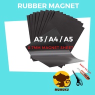 0.7MM Thickness A3 / A4 / A5 Size Magnet Sheet /Fridge Magnet)