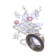SK07N2 / K907-2 / SK200 HYDRAULIC EXCAVATOR BUCKET STEEL BUSHING (2405T1256)