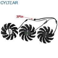 【CW】 3pin 75MM PLD08010S12H PLD08010S12HH 12V 0.20A Fan 40x40x40mm For Gigabyte GTX 970 GV-N970WF3-4GD Graphics Card Cooling