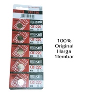 Original Maxell 1220 Lithium Battery Maxell 3Vol Watch Battery 5pcs