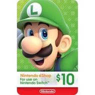 Nintendo eShop ($10 USD)  (within 3 hours - see description) Gift Cards E-Voucher Evoucher