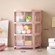 Desktop Storage Box Makeup Organizer Plastic Drawer Organizer Stationery Storage Box Storage Cabinet