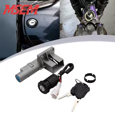 Electric Bike Battery Box Lock Ignition Switch Lock Key Set For Segway X160 X260 SurRon Light Bee X/